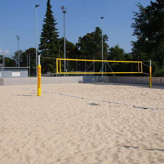 Beach volleyball field Rheinparkstadion