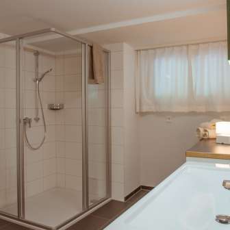 Badezimmer Ferienwohnung Mittagsspitze