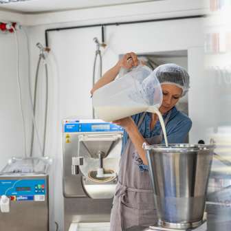 Ice cream shop Schmerikon production