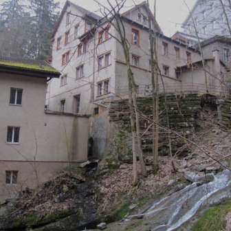 Former mill and finishing building