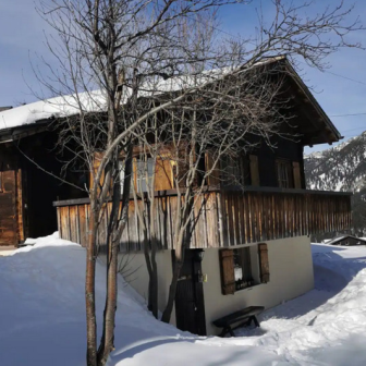 Aussenansicht Winter Ferienwohnung Auszeit