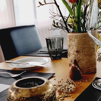 gedeckter Tisch