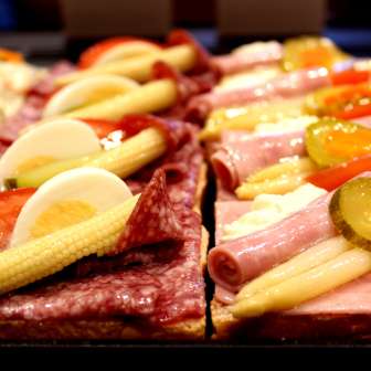 Sandwiches from the Balu Bakery Confectionery