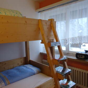 Schlafzimmer Ferienwohnung Paradiso