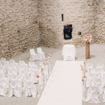 Hochzeit Schloss Innenhof