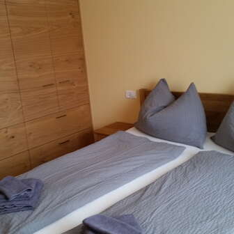 Schlafzimmer Ferienwohnung Allmeina