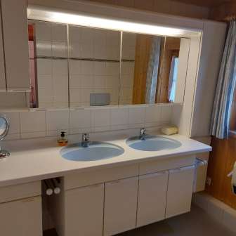 Badezimmer Ferienhaus St. Gerold