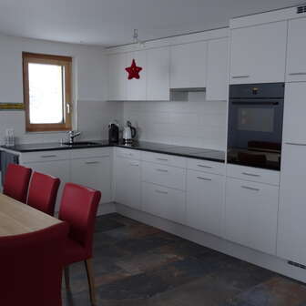 Küche Ferienwohnung Allmeina