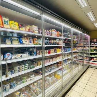 Racks inside