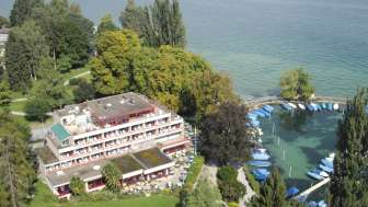 Luftaufnahme Park-Hotel Inseli