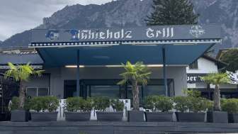 Exterior shot of the Mühleholz grill