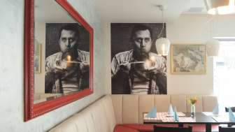 Cosy seating area in the "Made in Italy" restaurant