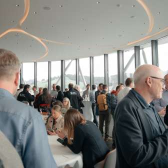 Pause nach Referat im Silo Einsiedeln
