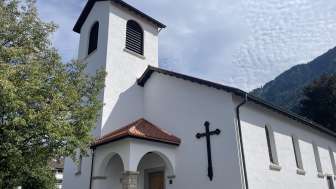 Exterior view of the Chapel of St. Sebastian