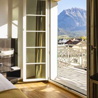 Ausblick Hotelzimmer