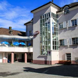 Exterior view of Hotel Schweizerhof in Mels