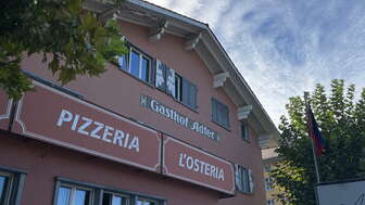 Exterior view of the Osteria Adler
