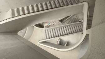 Treppe im Turm Schloss Rapperswil