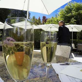 auf der Terrasse