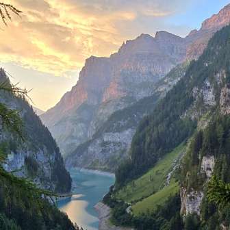 Gigerwaldstausee vom Chilchlikopf aus