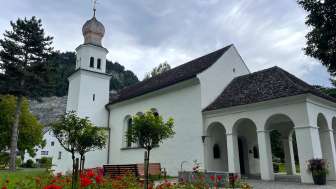 Exterior view of the Mariahilf Chapel