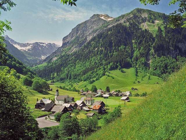 Alte Dorfsäge Weisstannen